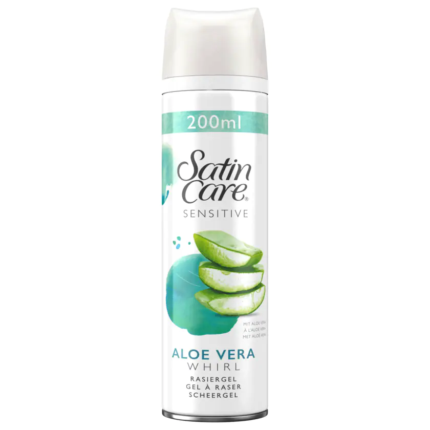 Gillette Rasiergel Satin Care empfindliche Haut 200ml - 7702018015689