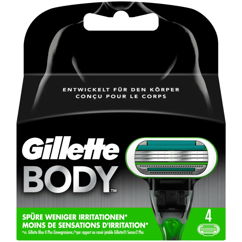 Gillette Klingen Body 4 Stück - 7702018343775