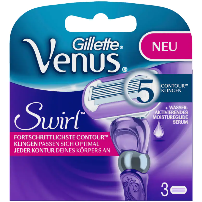 Gillette Venus Klingen Swirl 3 Stück - 7702018401239