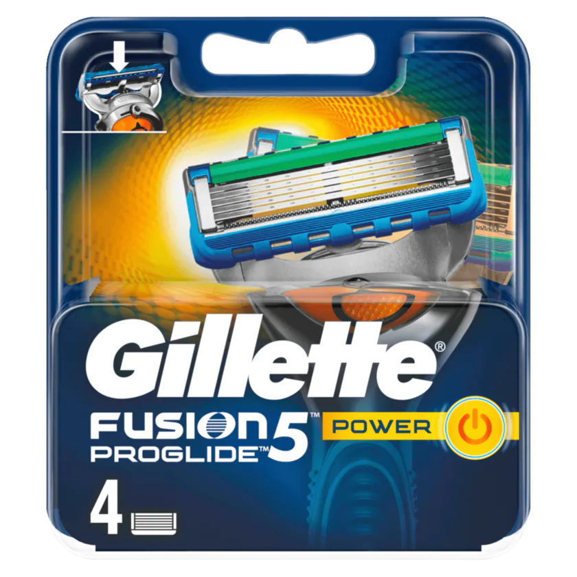 Gillette Klingen Fusion ProGlide 5 Power 4 Stück - 7702018455720