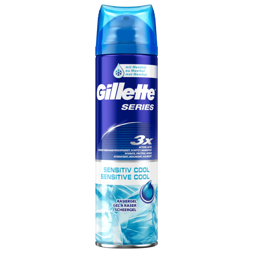Gillette Rasiergel Series Sensitiv Cool 200ml - 7702018457748