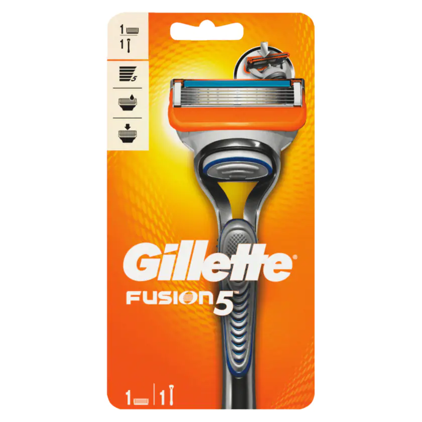 Gillette Fusion 5 Rasierer + 1 Klinge - 7702018458141