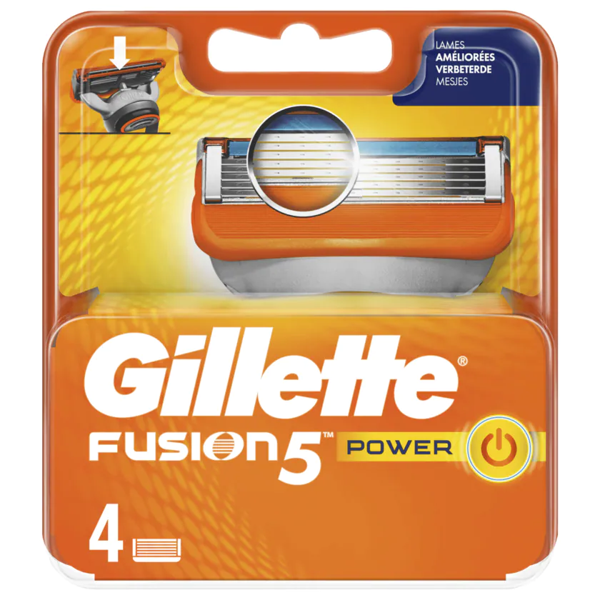 Gillette GILLETTE Klingen Fusion5 Power System 4er - 7702018458868