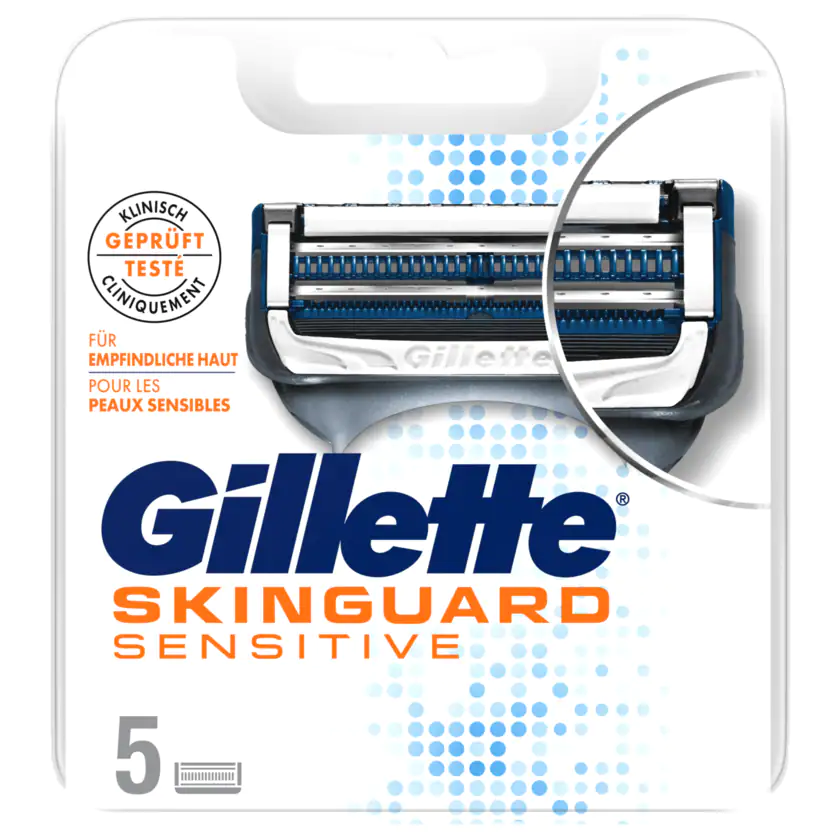 Gillette Klingen Skinguard Sensitive 5 Stück - 7702018487721