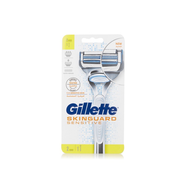 Gillette SkinGuard men's razor blades for sensitive skin 2 pcs - Waitrose UAE & Partners - 7702018500062