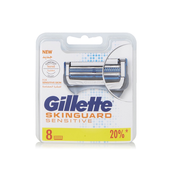 Gillette SkinGuard men's razor blades 8pcs - Waitrose UAE & Partners - 7702018500215