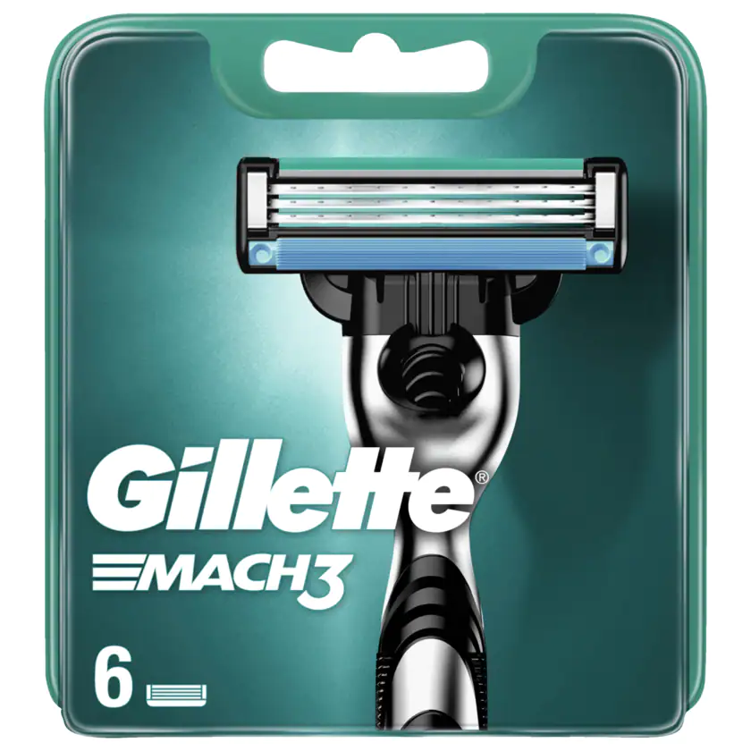 Gillette Klingen Mach3 6 Stück - 7702018515486