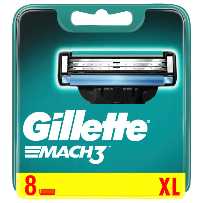 Gillette Klingen Mach3 XL 8 Stück - 7702018515578