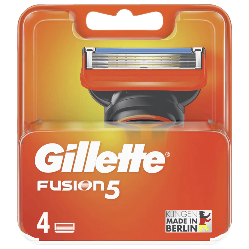 Gillette Klingen Fusion5 4 Stück - 7702018561780