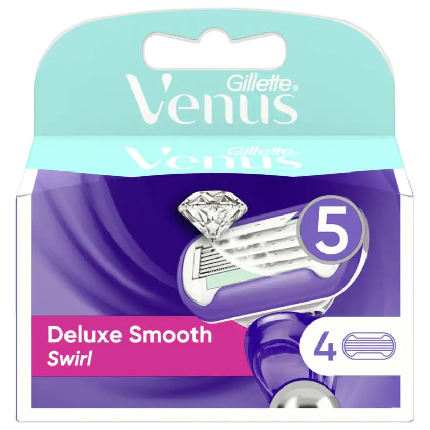Gillette Venus Klingen Deluxe Smooth Swirl 4 Stück - 7702018584383