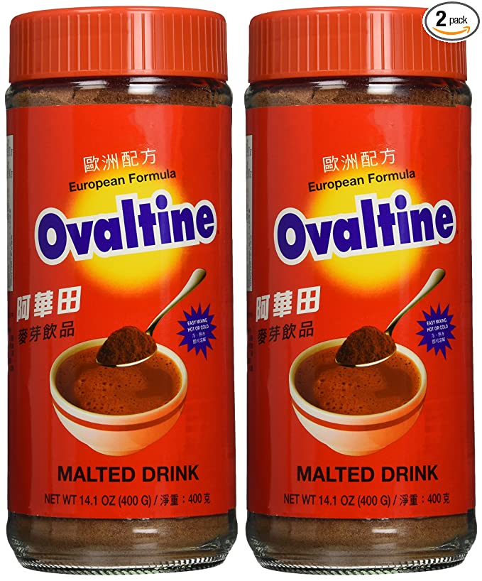  Ovaltine Malt Beverage Mix 400g - 14.1 Ounce (Pack of 2)  - 773821756417