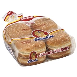 Sunbeam Sandwich Rolls - 77633063337