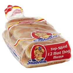 Sunbeam Hot Dog Buns - 77633065584