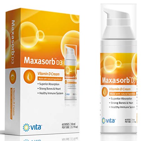 Vitamin D3 Cream | Psoriasis Sufferers Rejoice | Vitamin D Cream for Itchy Flaky or Scaly Skin. Safe Topical Cream for Healthy Skin | Paraben Free All Natural | Maximum Absorption | Vitamin D Lotion - 776578253710