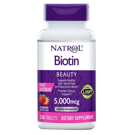 Natrol Biotin 5000 mcg. 250 Fast Dissolve Tablets - 778024902661