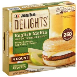 Jimmy Dean English Muffin Sandwiches - 77900502415