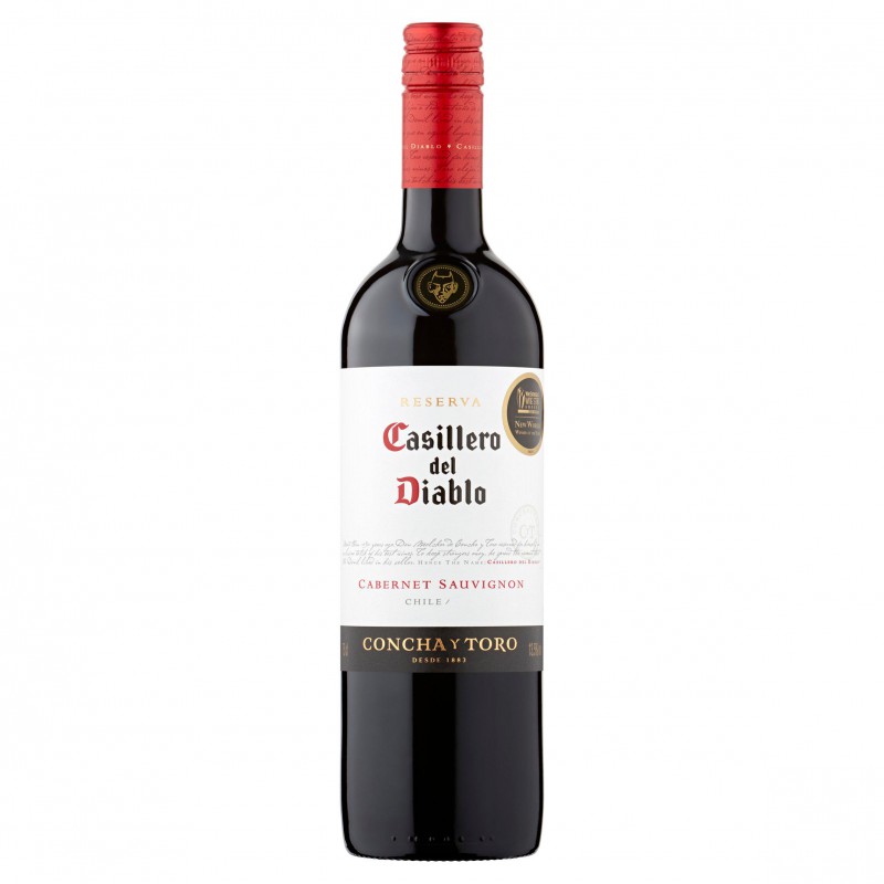 CASILLERO DEL DIABLO CABERNET SAUVIGNON 2016 - RED WINE 750ml - 7804320303178