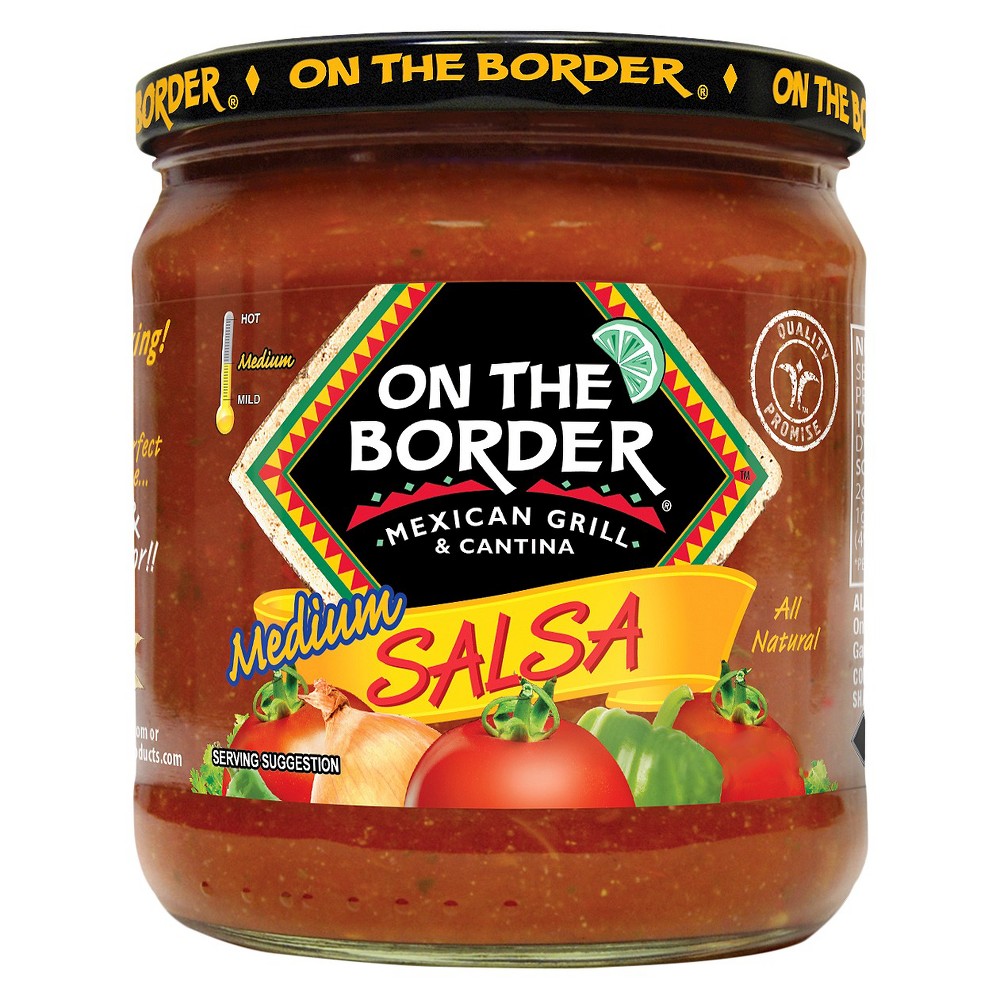 BORDER: Salsa Medium, 16 oz - 0781138700160