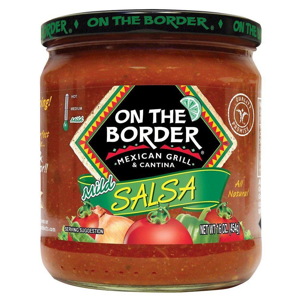 ON THE BORDER: Salsa Mild, 16 oz - 0781138703161