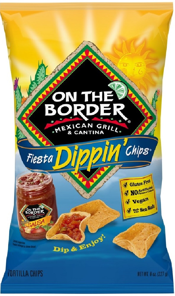 ON THE BORDER: Chips Tortilla Fiesta Dipping, 9 oz - 0781138714099