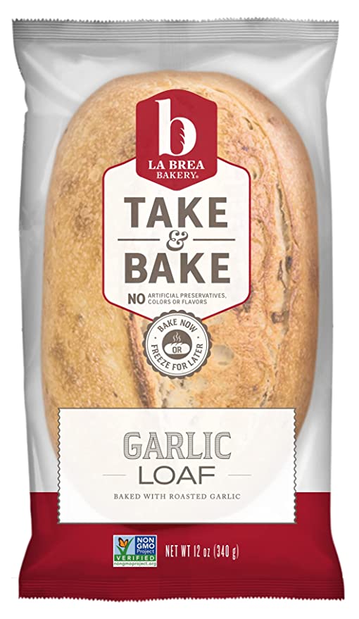  La Brea Bakery Take & Bake Garlic Loaf, 12 oz (Frozen)  - 781421170052