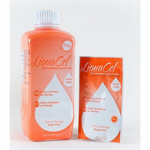 Liquacel Liquid Protein Sugar Free 32oz Orange Flavor (B001KMPJA8) - 782028000926