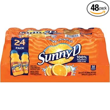 SunnyD Tangy Original Orange Flavored Citrus Punch - 24/6.75 oz. (pack of 2) - 782560486462