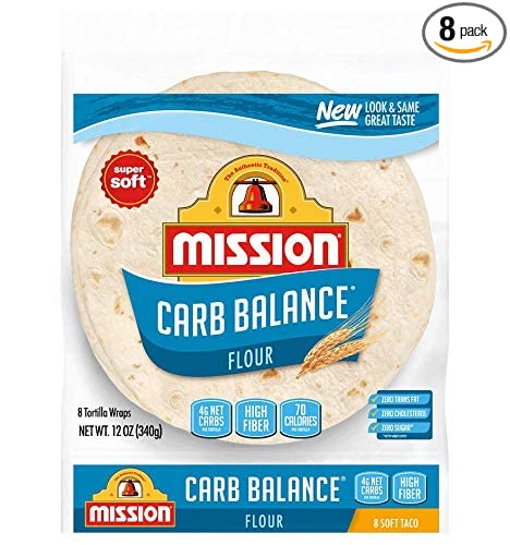  Mission Foods Carb Balance Flour Tortillas (8 ct., 12 oz.)  - 782560487452