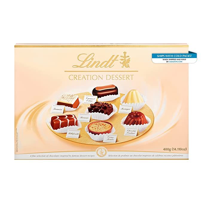 Lindt Creation Dessert, Assorted Chocolate Gift Box, Great for gift giving, 40 Pieces - 721865748165