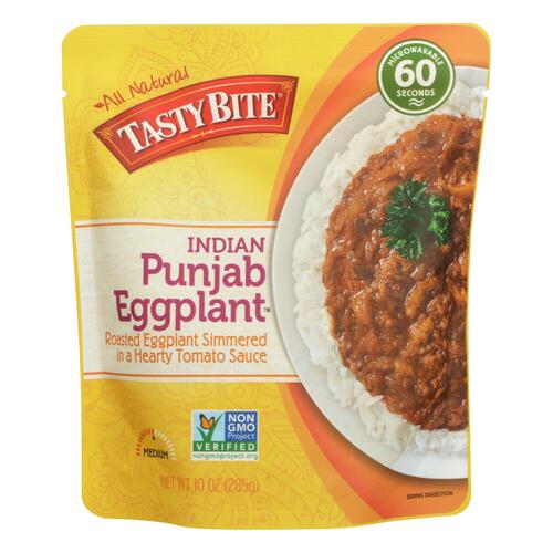 TASTY BITE: All Natural Vegetarian Punjab Eggplant, 10 oz - 0782733000044