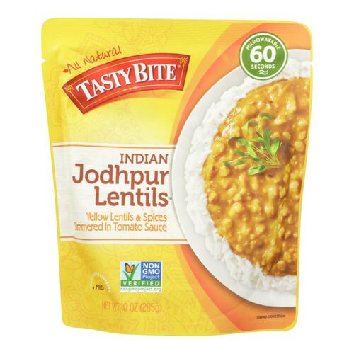 TASTY BITE: Indian Entree Jodhpur Lentils, 10 oz - 0782733000075