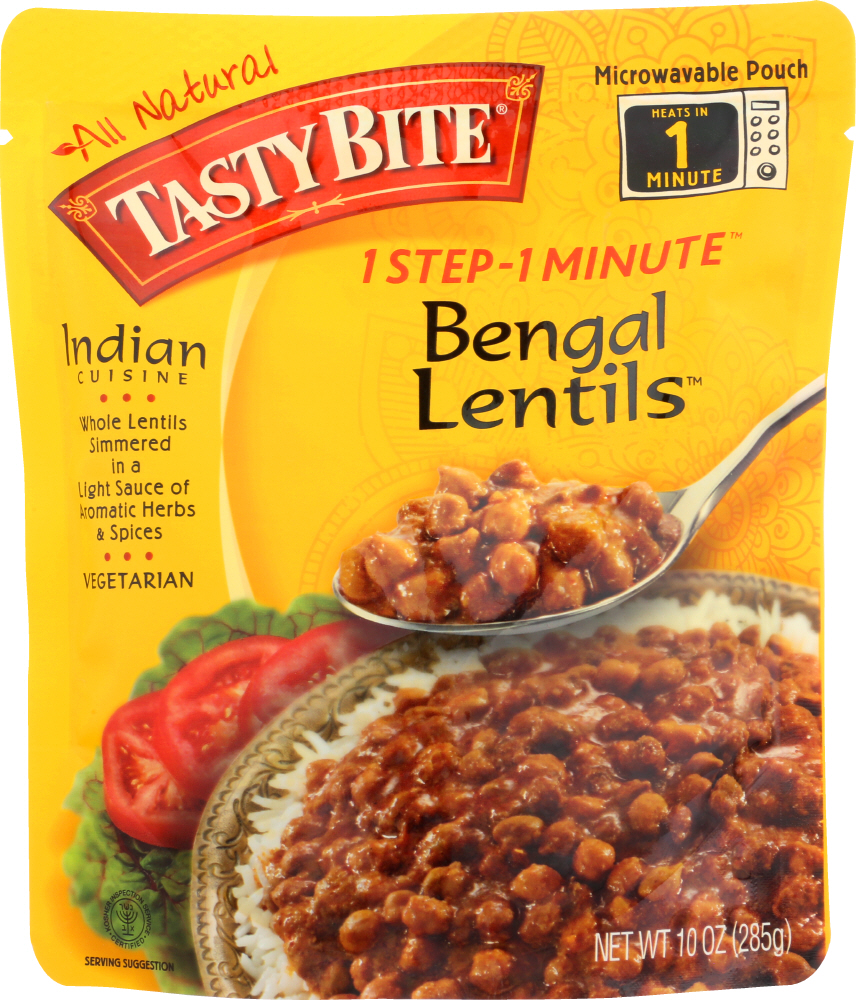 TASTY BITE: Bengal Lentils, 10 oz - 0782733000099