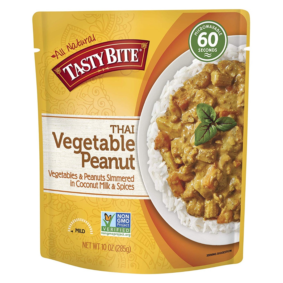 TASTY BITE: Thai Entree Vegetable Peanut, 10 oz - 0782733010012