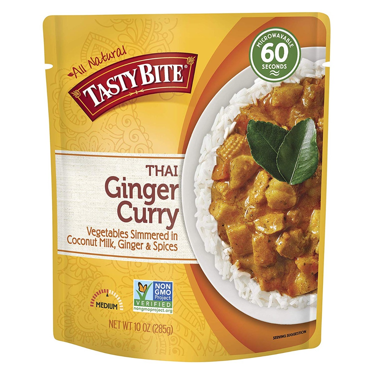 TASTY BITE: Thai Entree Penang Ginger Curry, 10 oz - 0782733010043