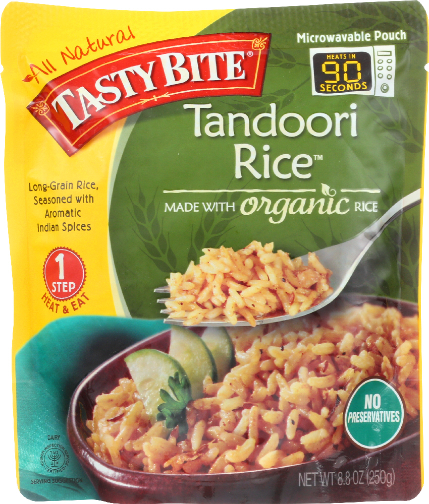 TASTY BITE: Tandoori Rice, 8.8 oz - 0782733012061