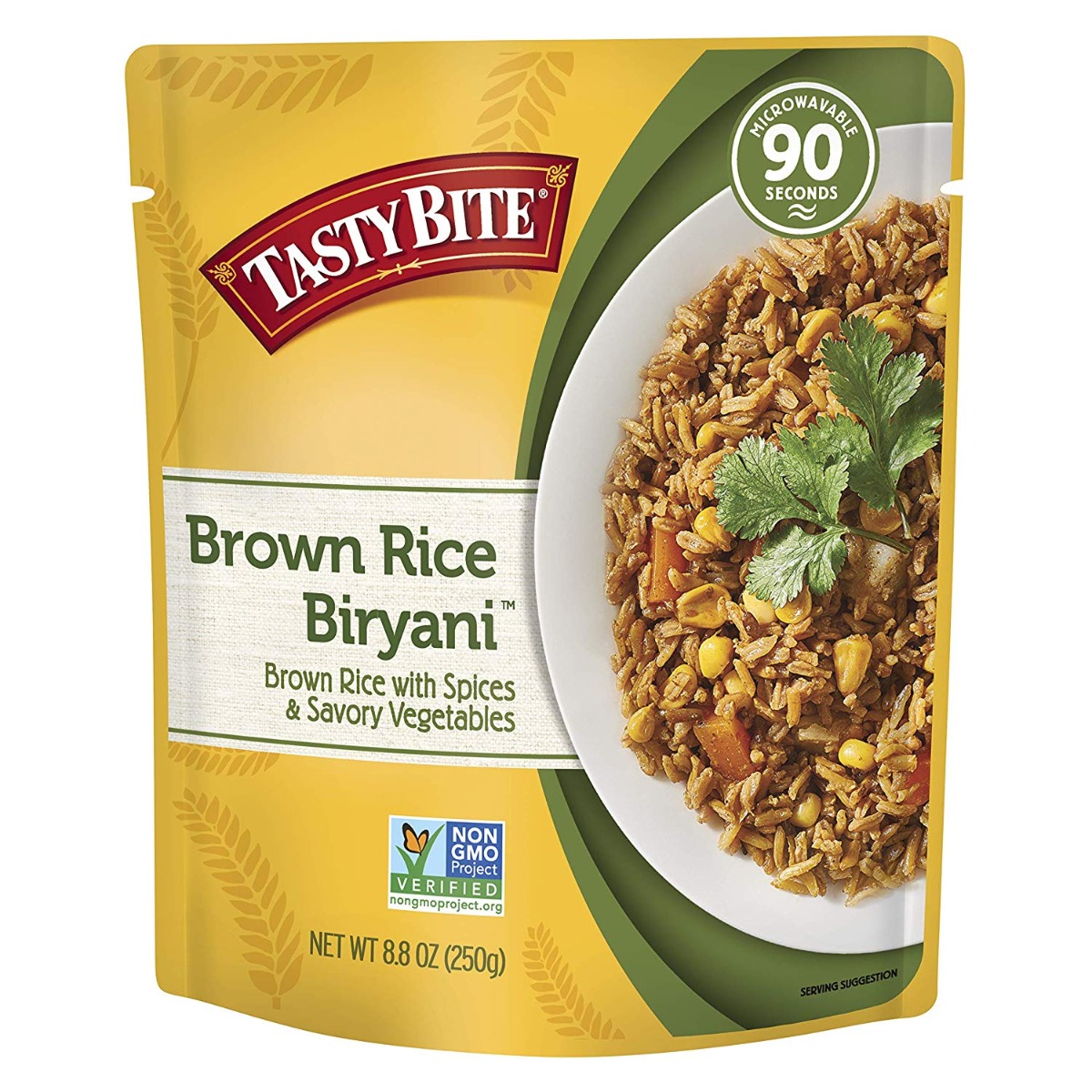 TASTY BITE: Whole Grain Brown Rice Biryani, 8.8 oz - 0782733012245