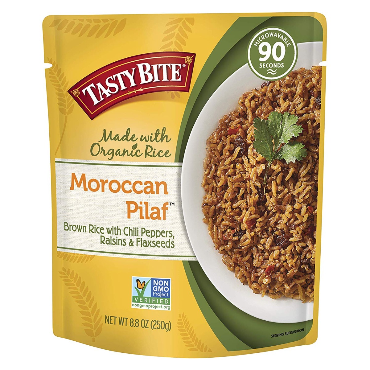 TASTY BITE: Moroccan Pilaf Whole Grain Rice, 8.8 oz - 0782733012252