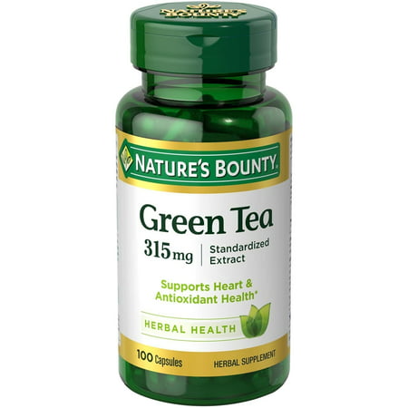 Nature s Bounty Green Tea Extract Supplements 315 mg Capsules 100 Count - 783318779003