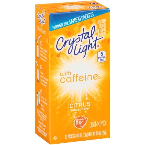  Crystal Light on the Go Citrus Energy Drink Mix (Pack of 14)  - 783399730078