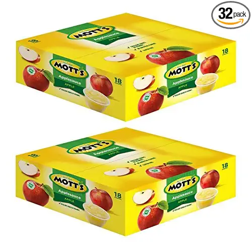 Mott's Original Applesauce, 4 oz, 18 count (Pack of 2) - 784008596511