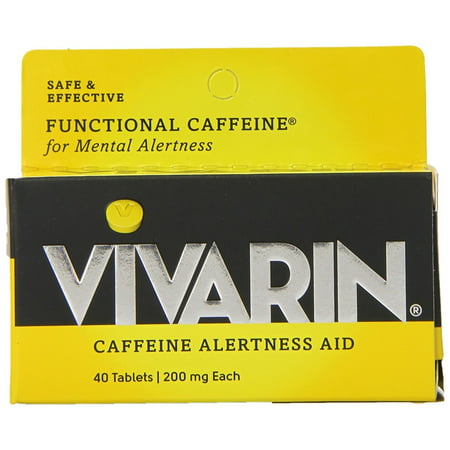 Vivarin Brand Alertness Aid, 40 tablets - 784922178138