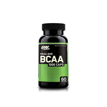 Optimum Nutrition Instantized BCAA Capsules, Keto Friendly Branched Chain Essential Amino Acids, 1000mg, 60 Count - 784922481023