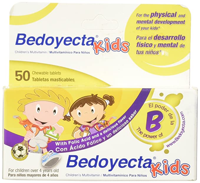  Bedoyecta Children's Chewables, 50 Count  - 767644860444