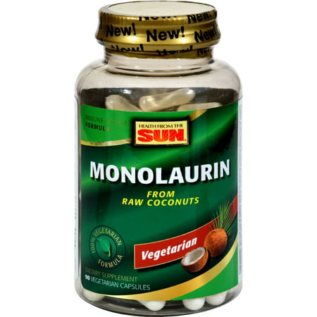 Health From The Sun Monolaurin - 100 Percent Vegetarian - 90 Vcaps - 784922805010