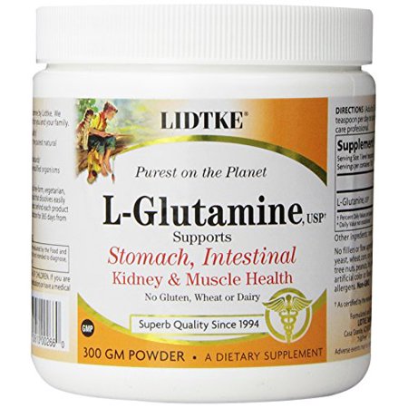 Lidtke Technologies L-Glutamine Powder 300 Gram - 785923163925