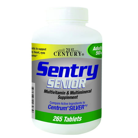 21st Century Sentry Senior Tablets 265 Count - 785923306155