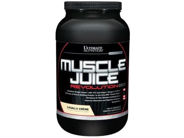 Ultimate Nutrition Muscle Juice Revolution Weight and Lean Muscle Mass Gainer Protein Powder with Glutamine, Micellar Casein and Time Release. - 785923659022