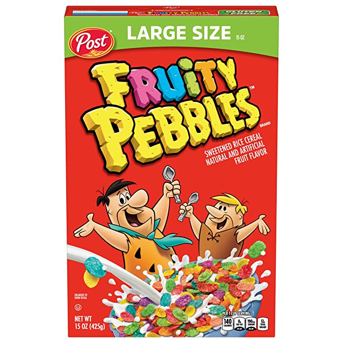 Post Fruity Pebbles, 15 Ounce - 884912129741