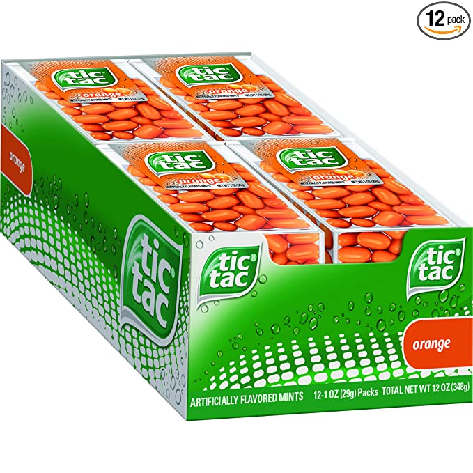 Tic Tac, Flavored Mints, Orange - 009800057733