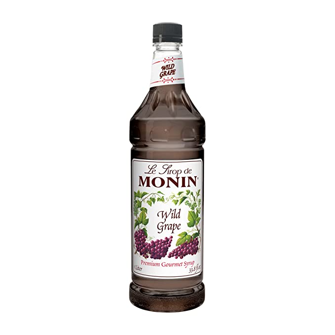  Monins Wild Grape Syrup 1 Liter  - 738337883255